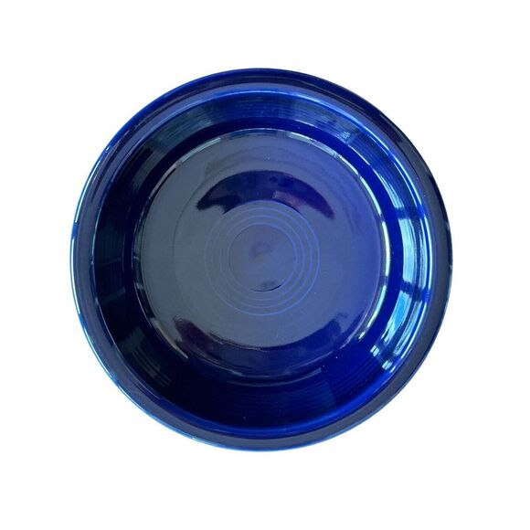 3‎ Pieces of Fiesta Ware Cobalt Blue- Bowl,  Plate And Mug - Picture 2 of 7
